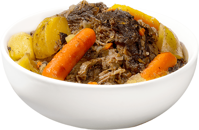 Starvin' Arvin's pot roast with vegetables