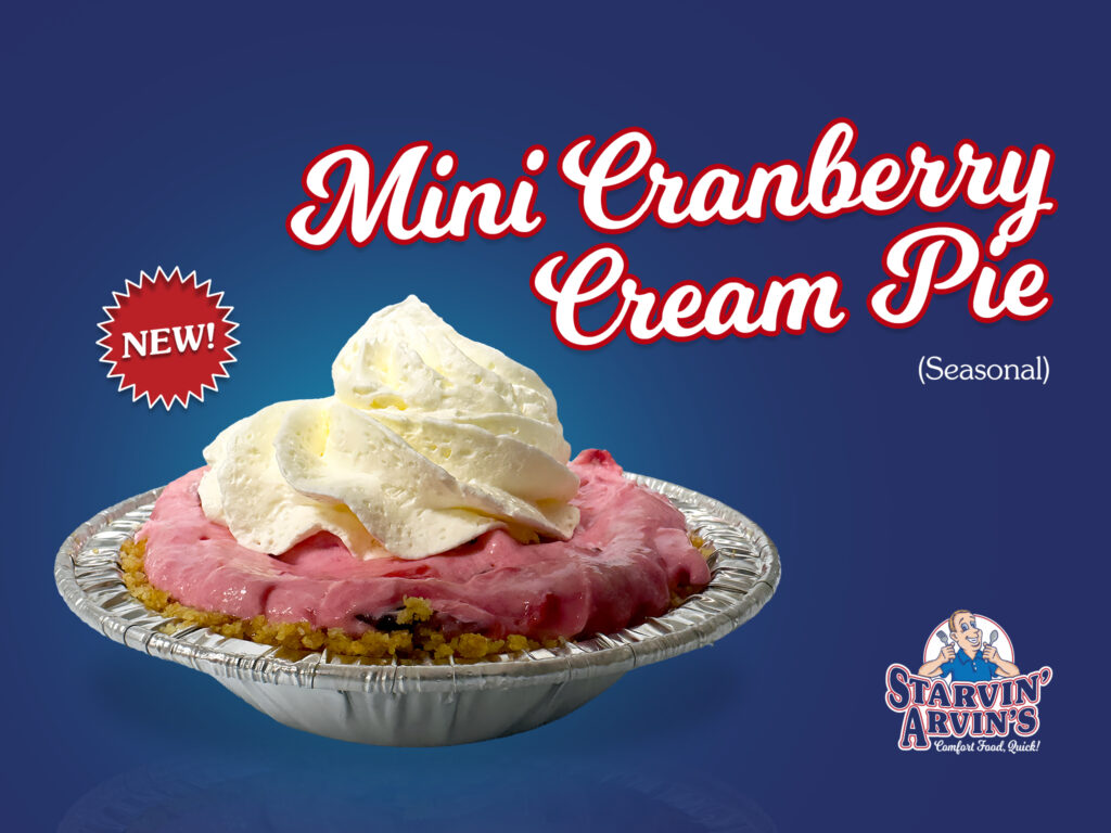 Mini Cranberry Cream Pie