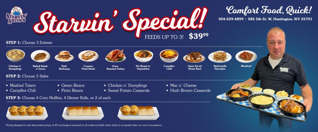 Starvin' Arvin's Starvin' Special promotion
